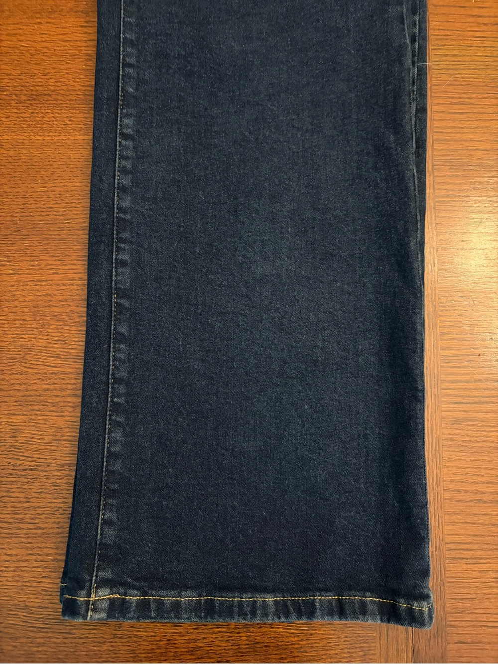 Michael Kors Dark Blue Straight Leg Jeans with Studded Pocket - Picture 5 of 7